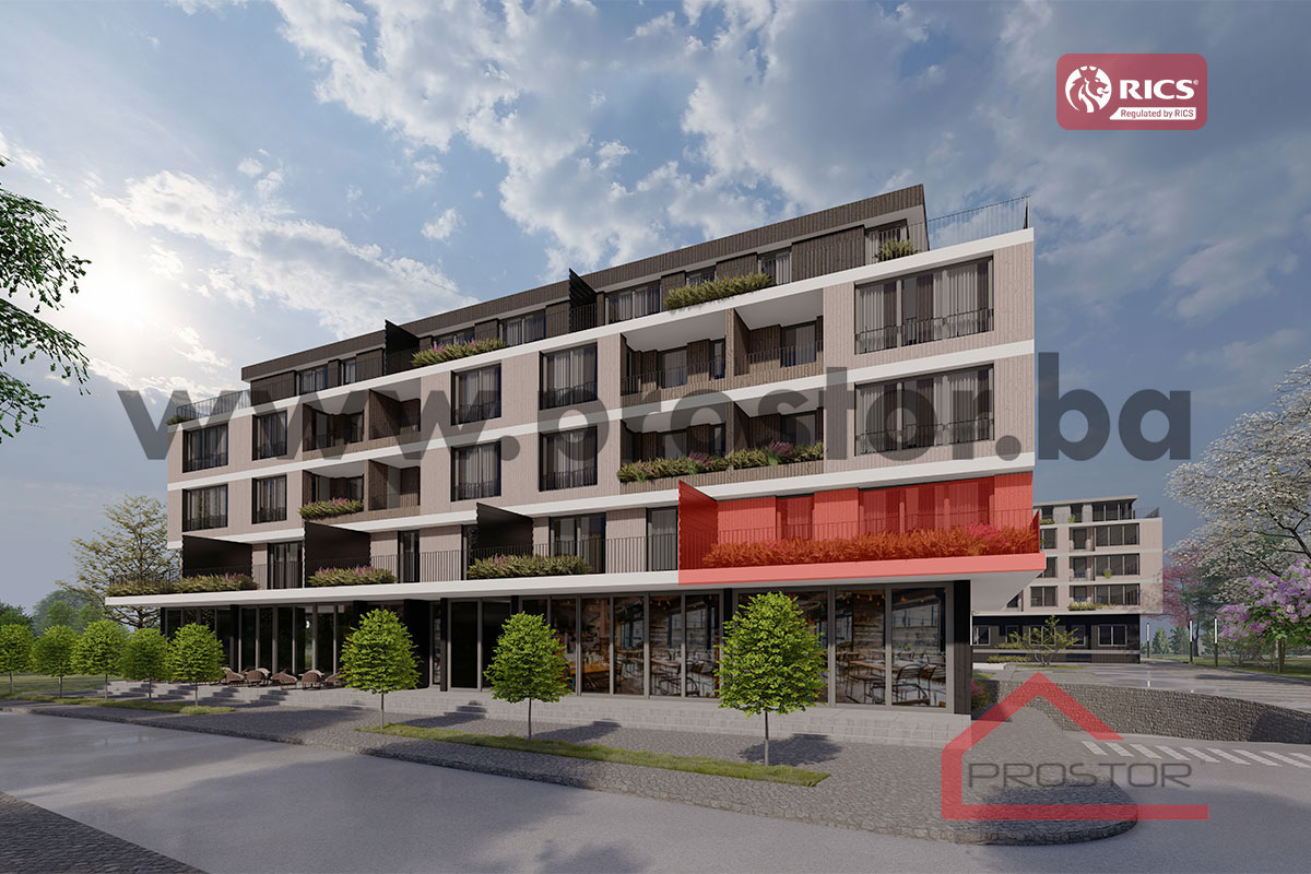 1 Render, pozicija stana u zgradi