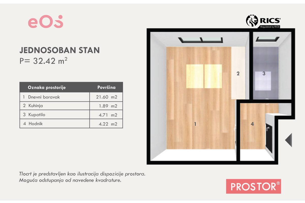 13 Tlocrt I,-Stan-3,-32,42