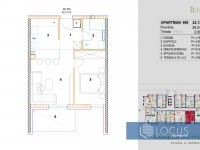 1 tlocrt stana A406 