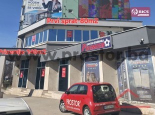 Poslovni prostor na prizemlju, multifunkcionalnog karaktera, u zgradi novije gradnje, na idealnoj lokaciji, Čengić Vila