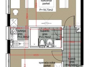 NEW PROJECT - Moja Malta! One bedroom apartment on great location in Sarajevo - FOR SALE